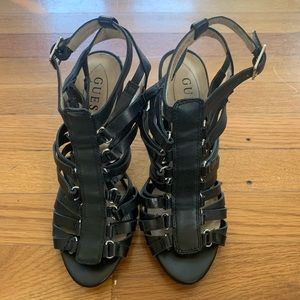 GUESS strappy stilettos